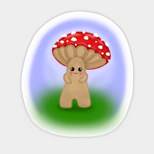 Aminita Friendly Mushroom Design Sticker